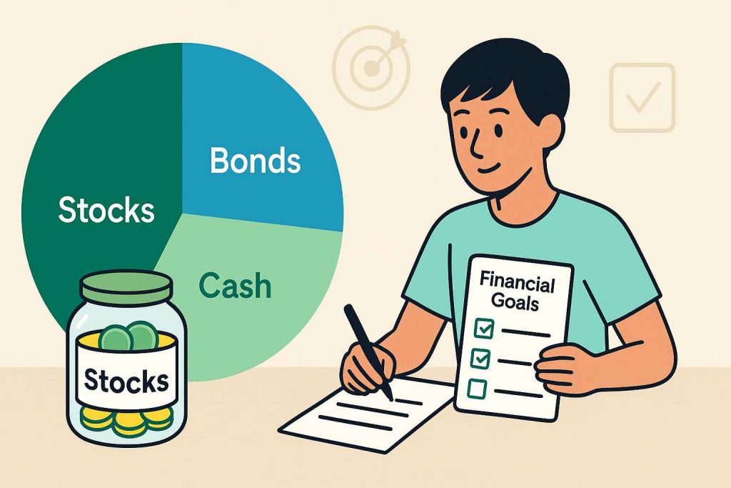 Setting investment goals and asset allocation as part of investing for beginners in 2025