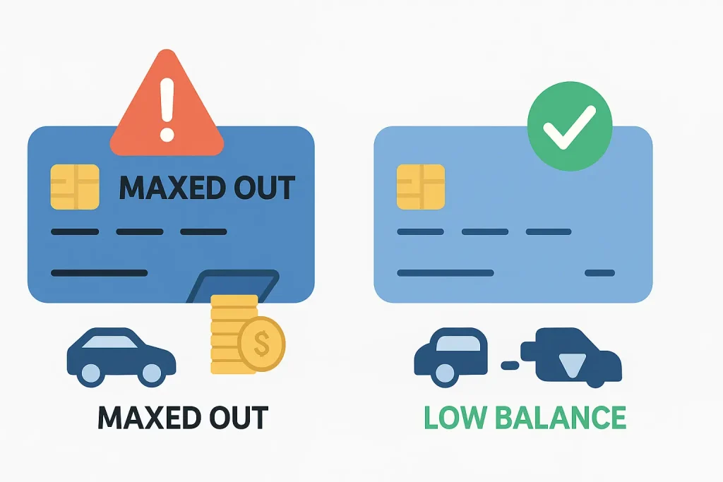 Lowering credit utilization by keeping balances low on credit cards